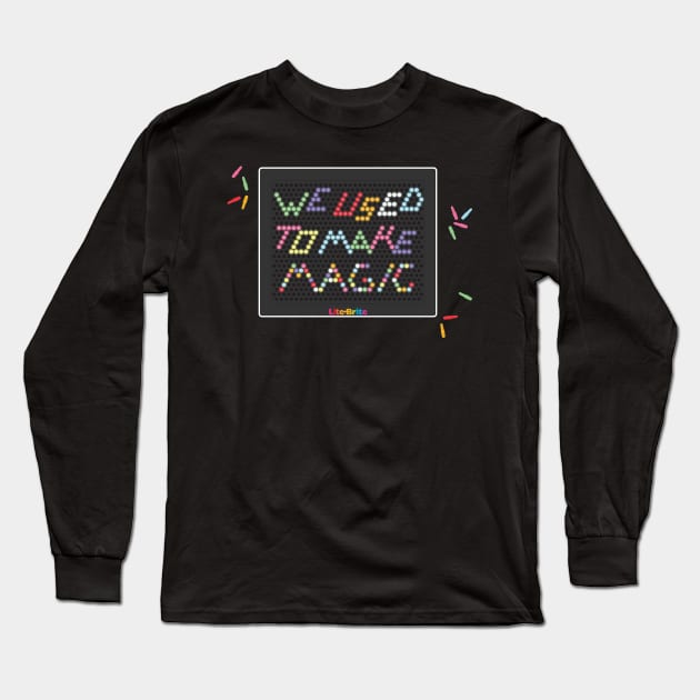 Nostalgic Toys - Magic Board Long Sleeve T-Shirt by CuriousCurios